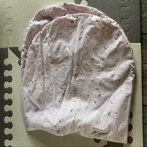 Pink SNOO Sheet With Grey Stars